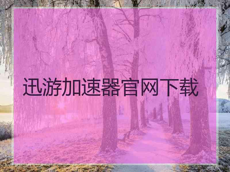 迅游加速器官网下载