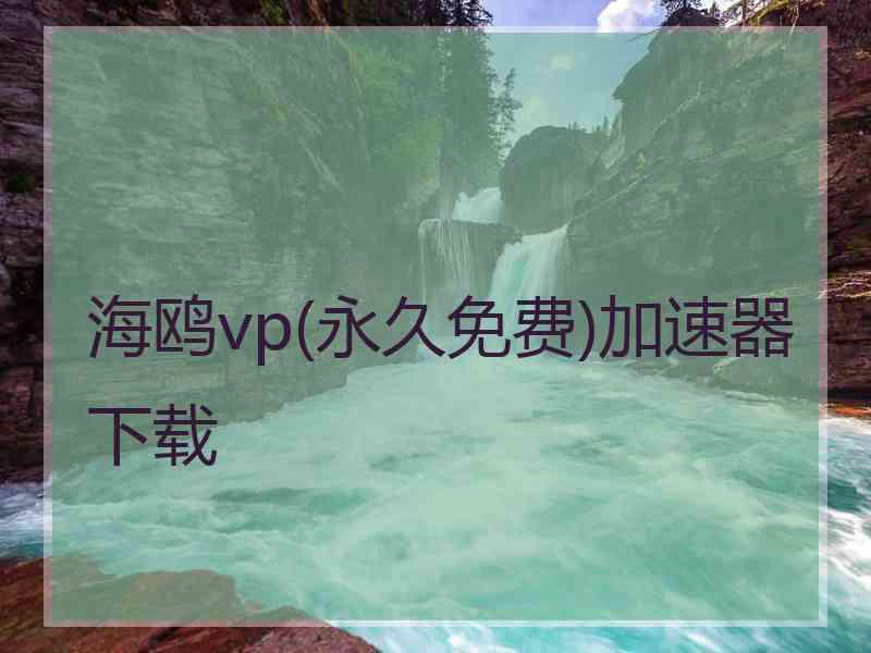 海鸥vp(永久免费)加速器下载