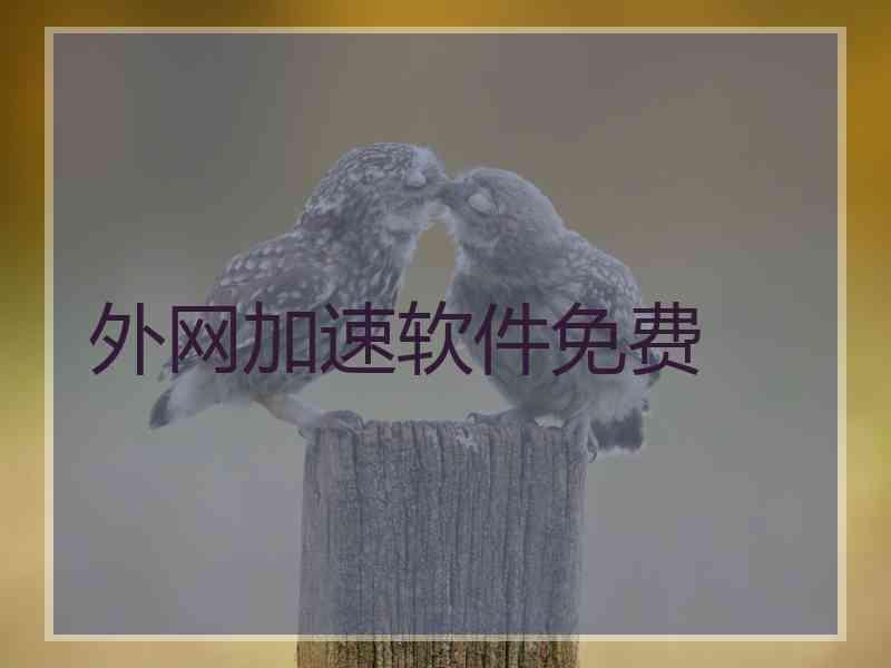 外网加速软件免费
