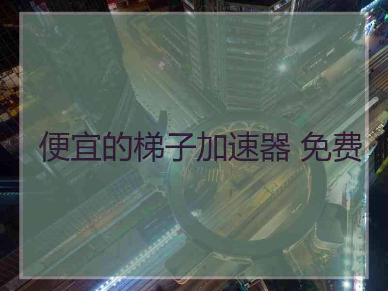 便宜的梯子加速器 免费