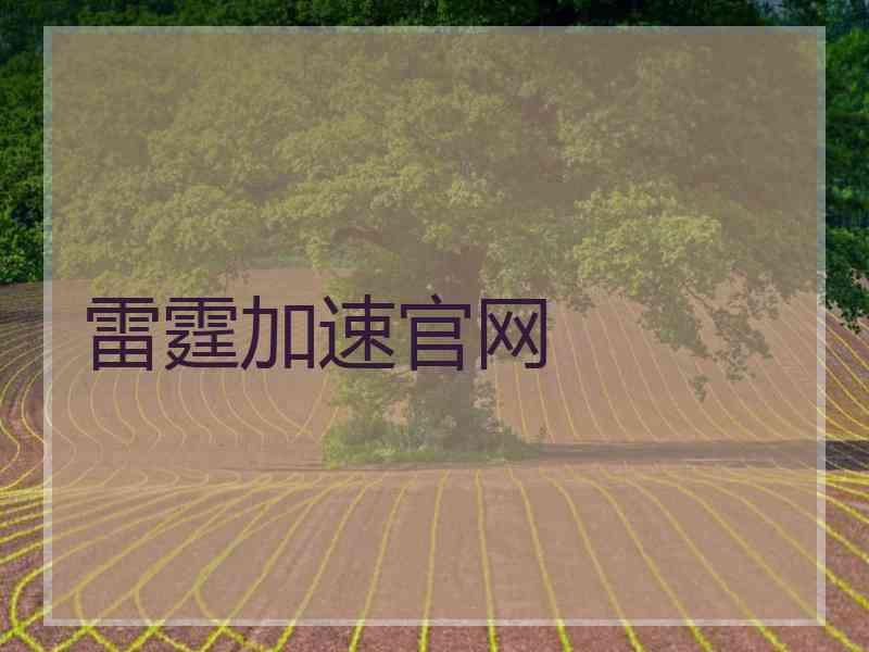 雷霆加速官网
