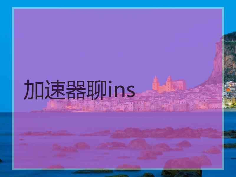 加速器聊ins