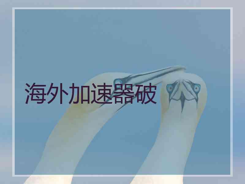 海外加速器破