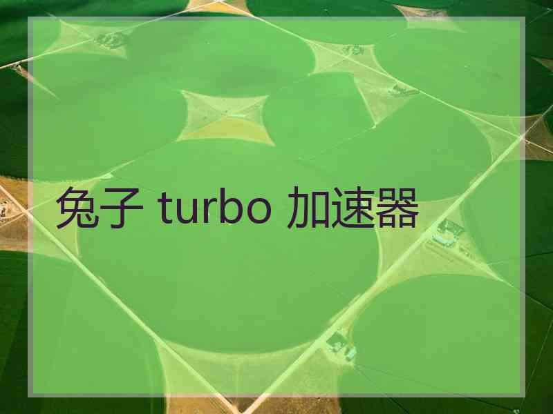 兔子 turbo 加速器
