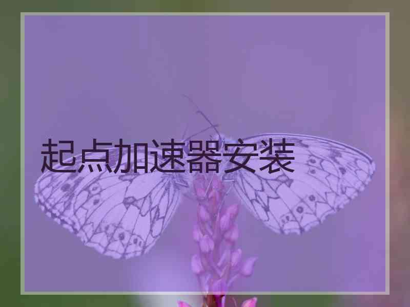 起点加速器安装