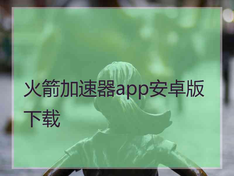 火箭加速器app安卓版下载