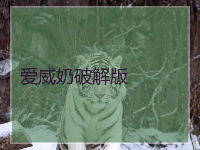爱威奶破解版