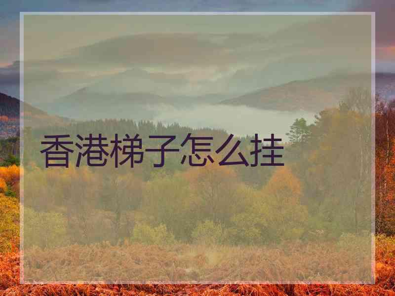 香港梯子怎么挂