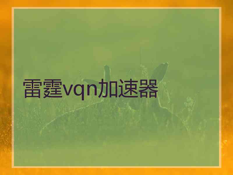 雷霆vqn加速器