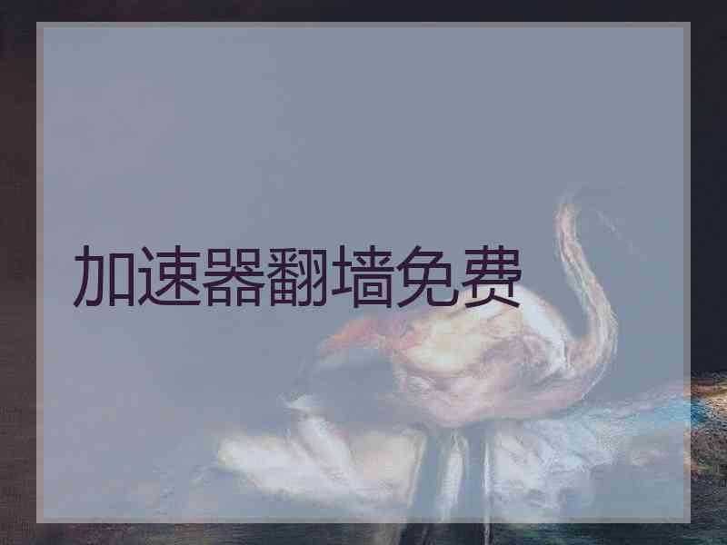 加速器翻墙免费