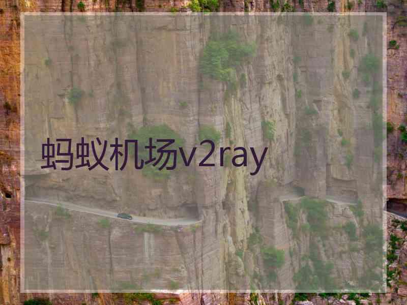 蚂蚁机场v2ray