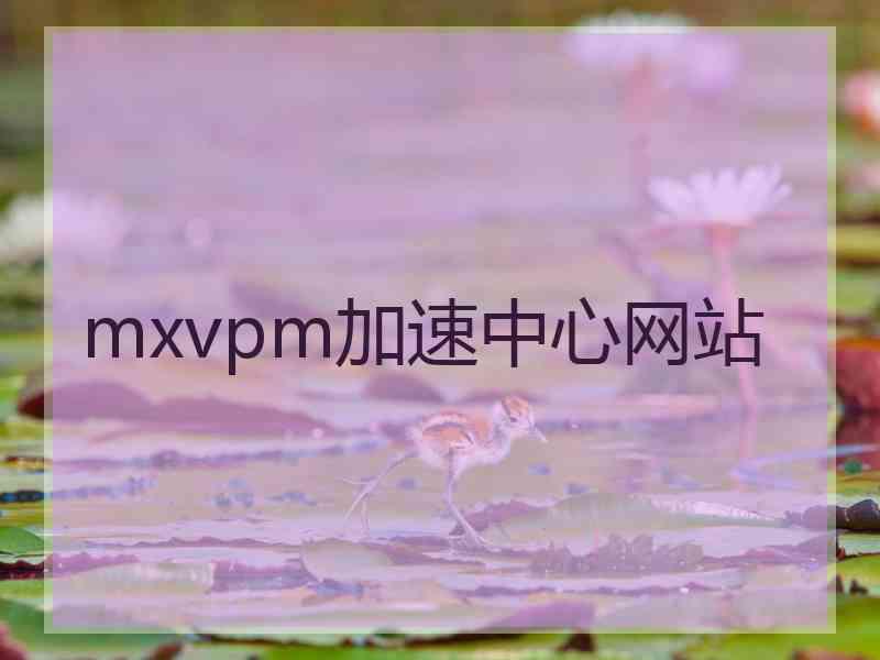 mxvpm加速中心网站