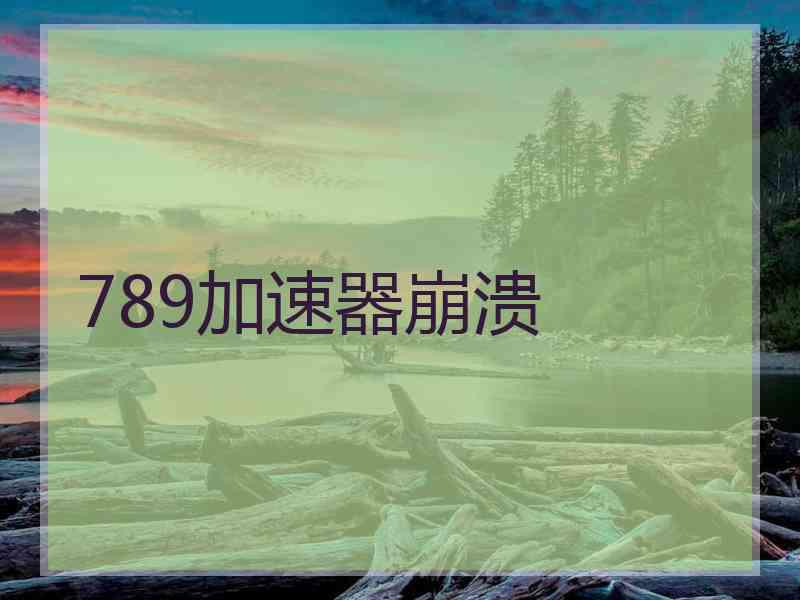 789加速器崩溃