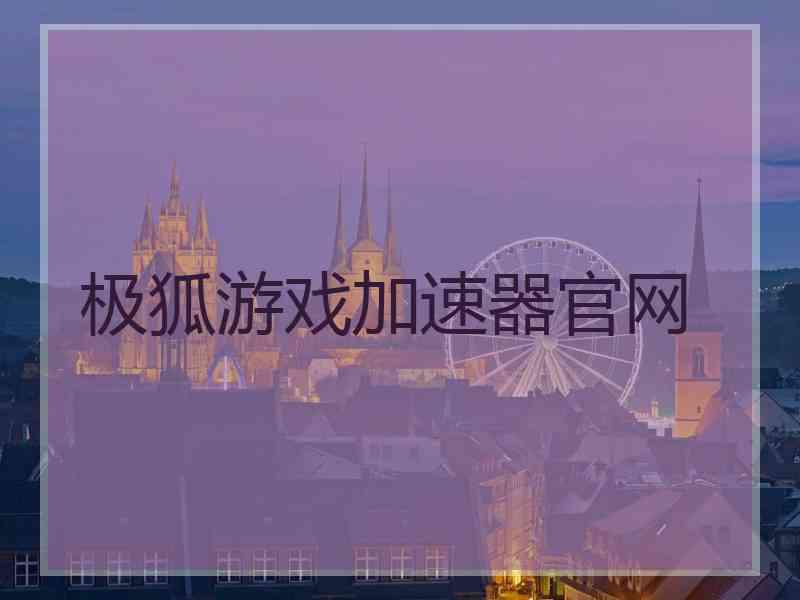 极狐游戏加速器官网