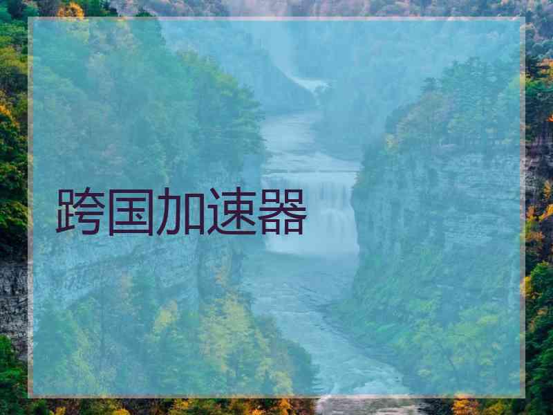跨国加速器