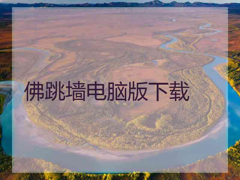 佛跳墙电脑版下载
