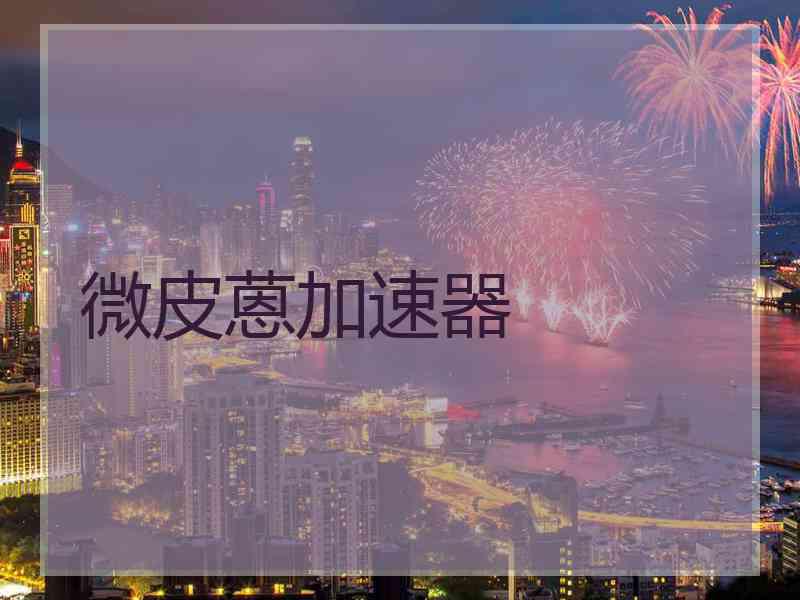 微皮蒽加速器