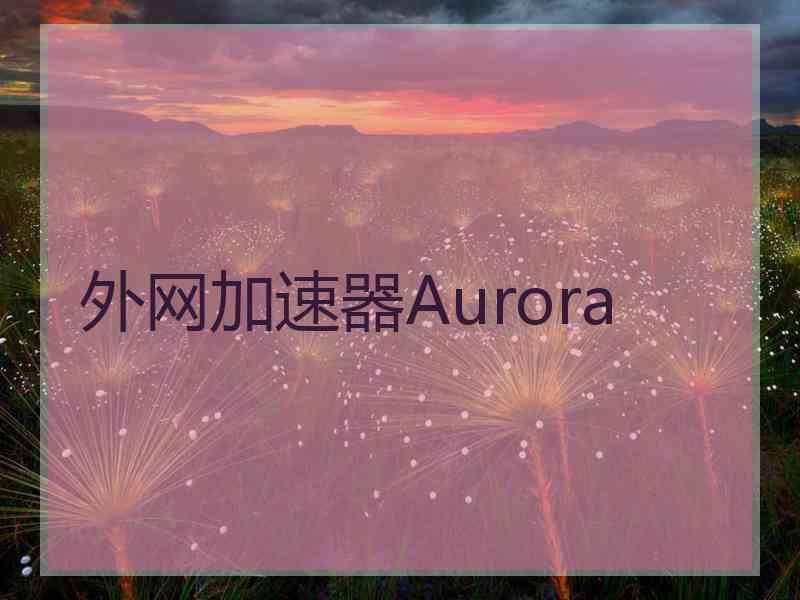 外网加速器Aurora