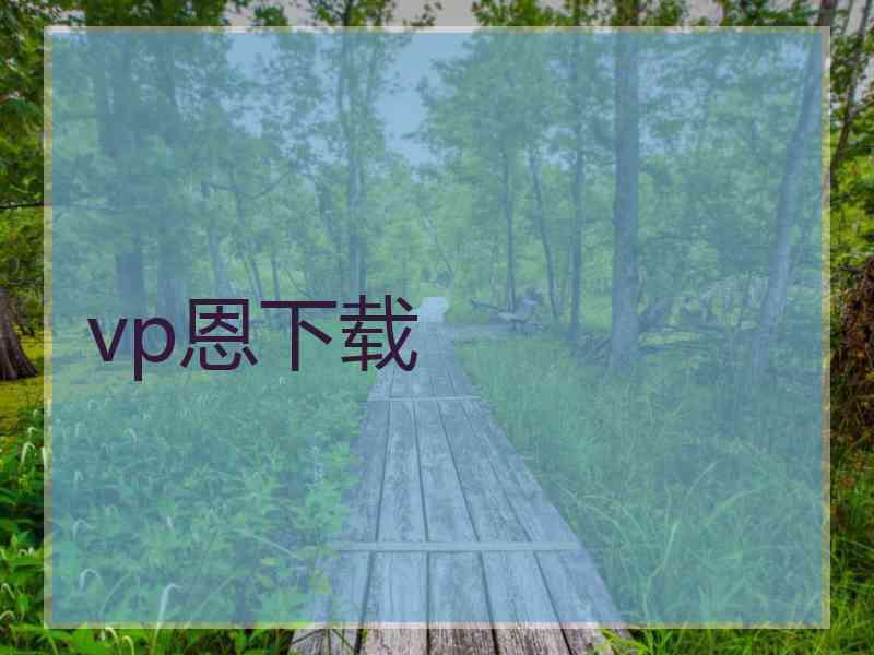 vp恩下载
