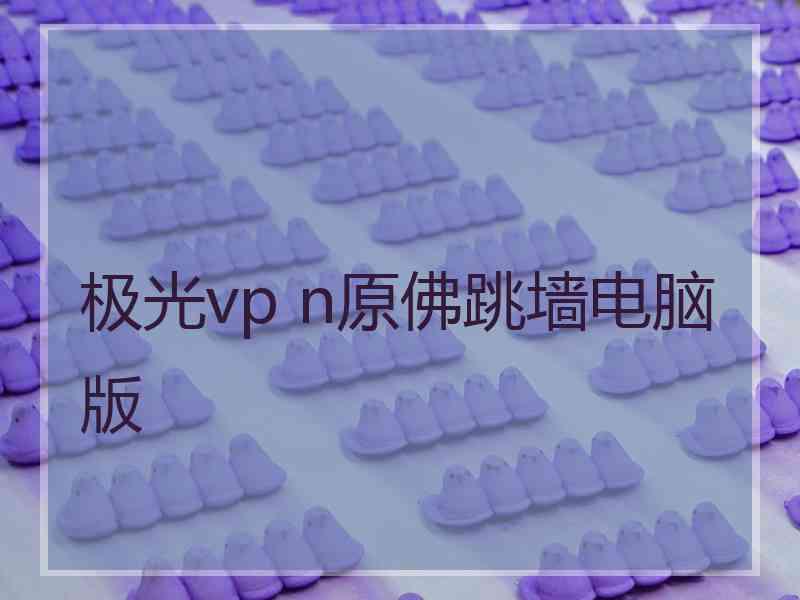 极光vp n原佛跳墙电脑版