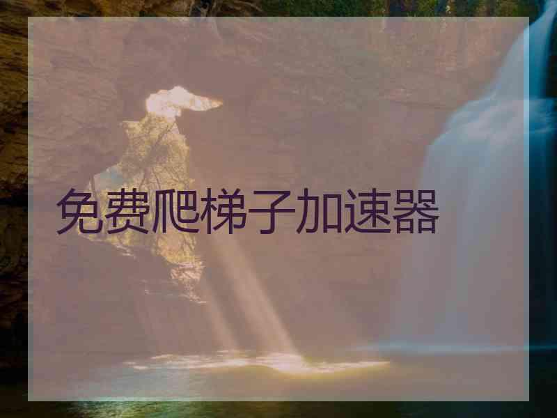 免费爬梯子加速器