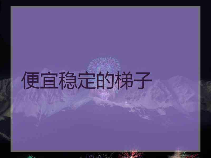 便宜稳定的梯子