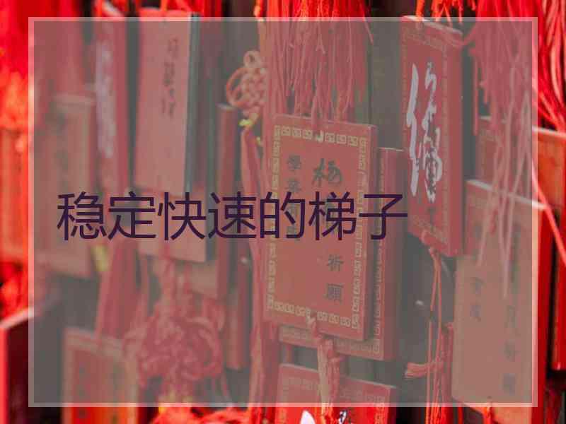 稳定快速的梯子