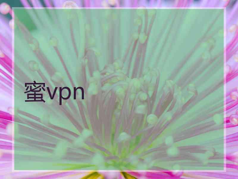 蜜vpn