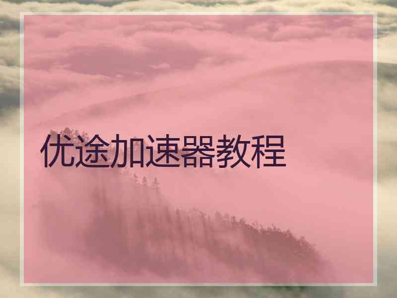 优途加速器教程