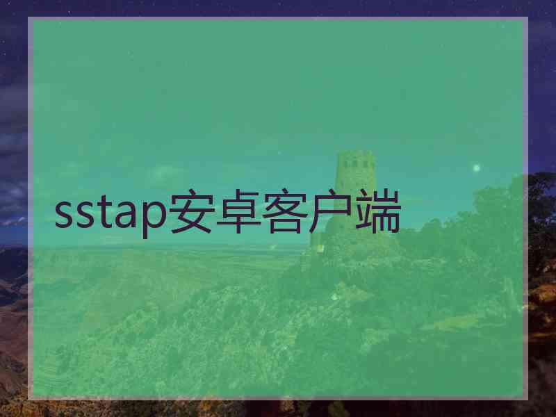 sstap安卓客户端