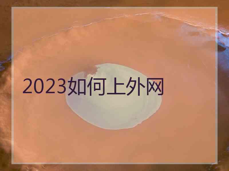 2023如何上外网