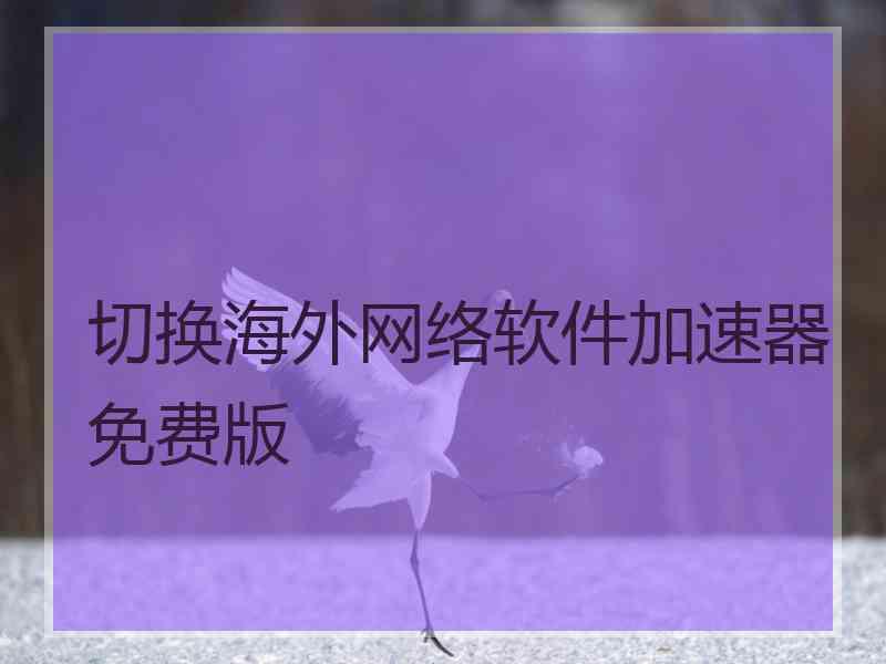 切换海外网络软件加速器免费版
