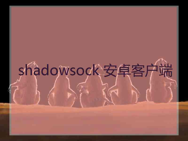 shadowsock 安卓客户端