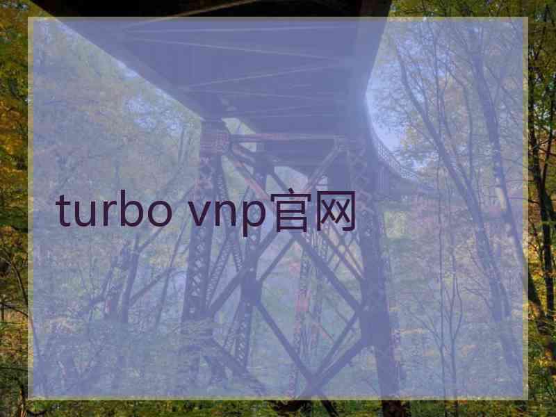 turbo vnp官网