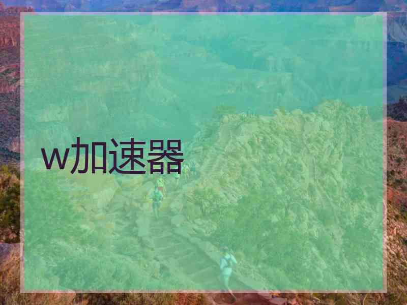 w加速器