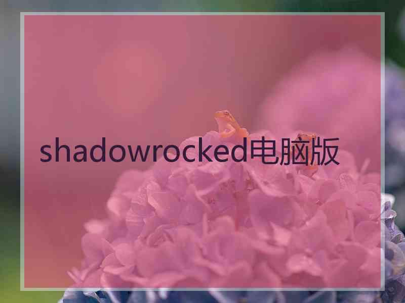 shadowrocked电脑版