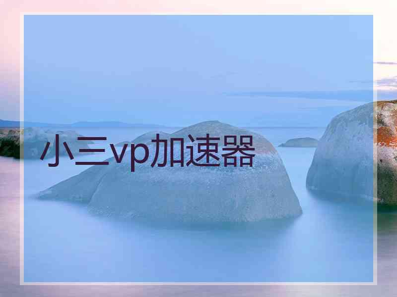小三vp加速器