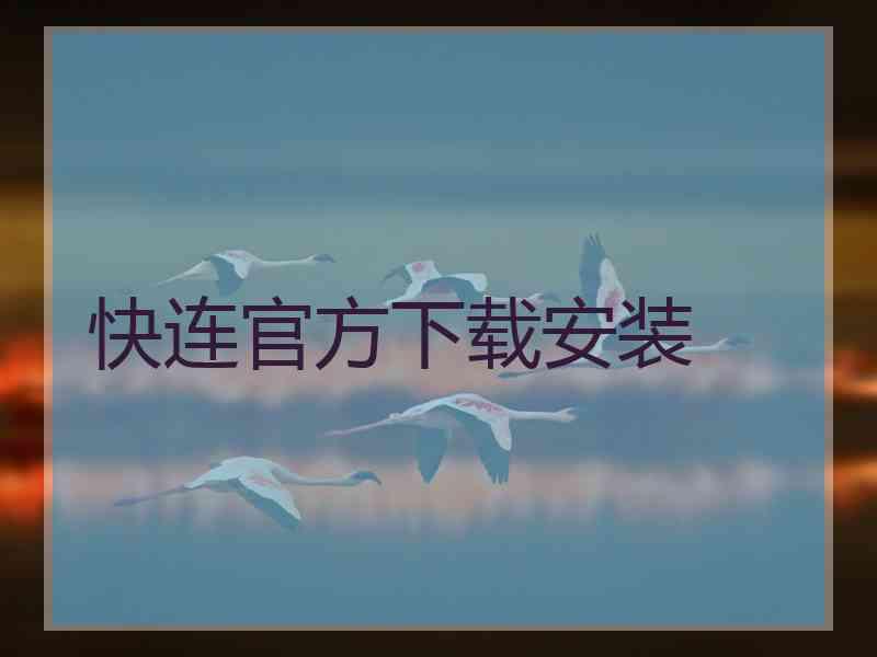 快连官方下载安装