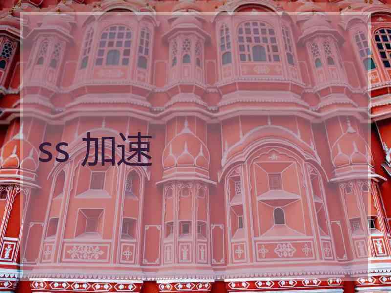 ss 加速