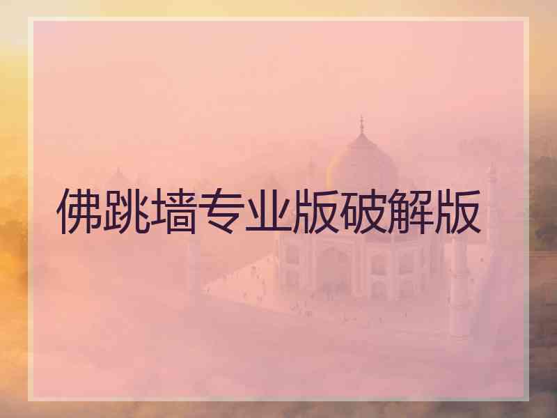 佛跳墙专业版破解版