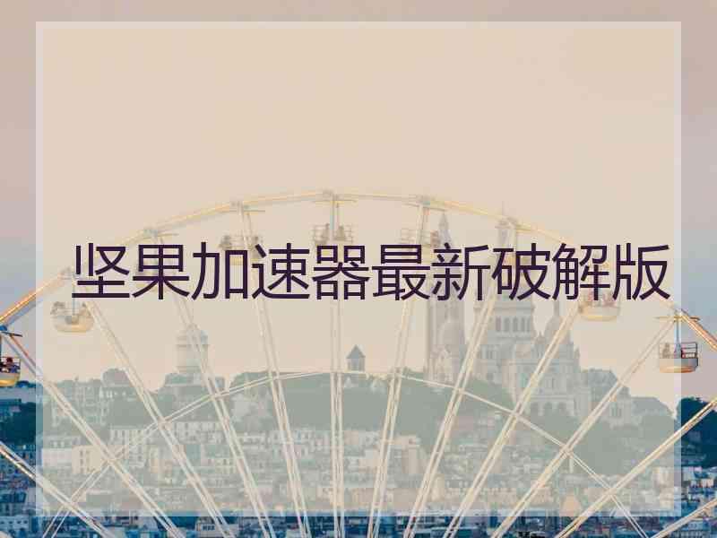 坚果加速器最新破解版