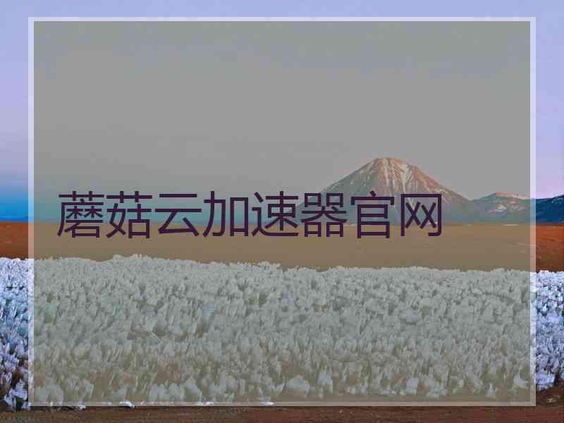 蘑菇云加速器官网