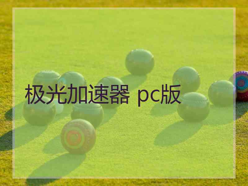 极光加速器 pc版