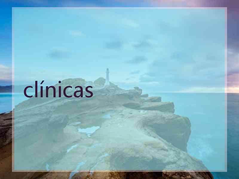 clínicas