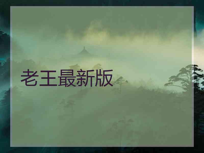 老王最新版