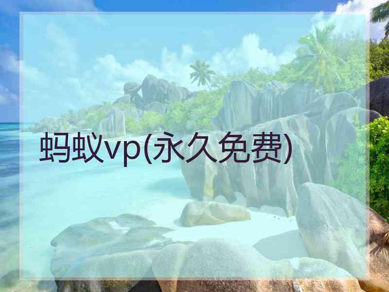 蚂蚁vp(永久免费)