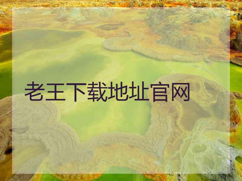 老王下载地址官网