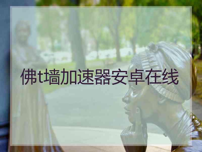佛t墙加速器安卓在线