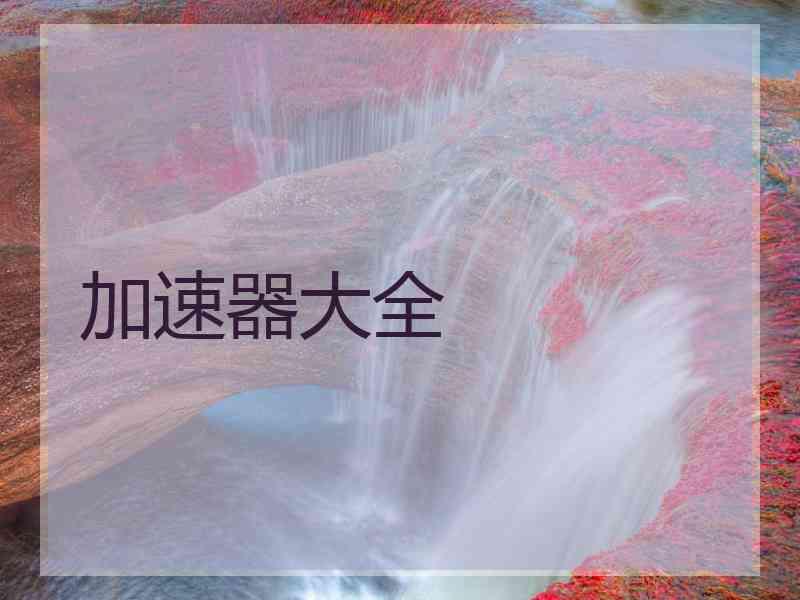 加速器大全