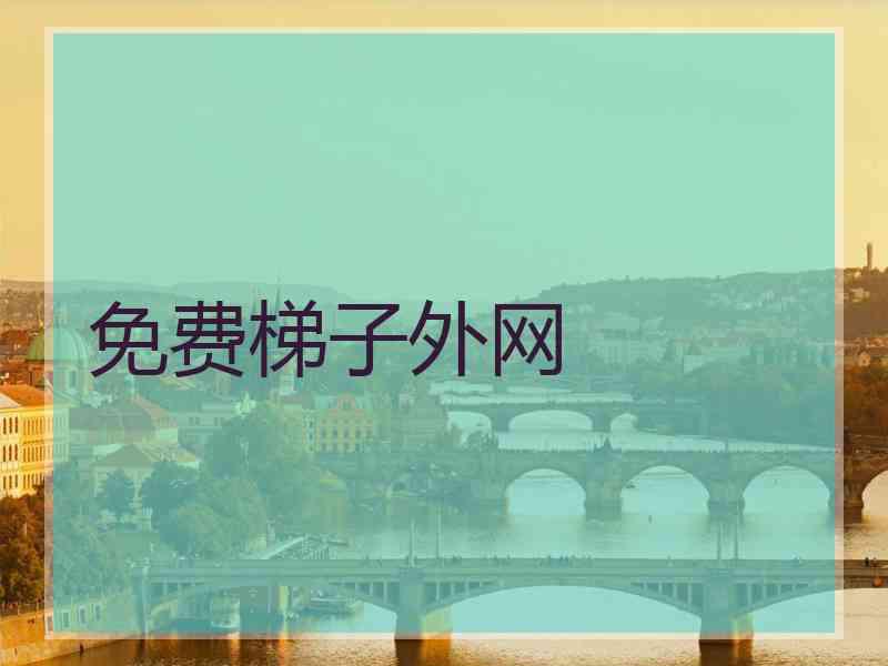 免费梯子外网